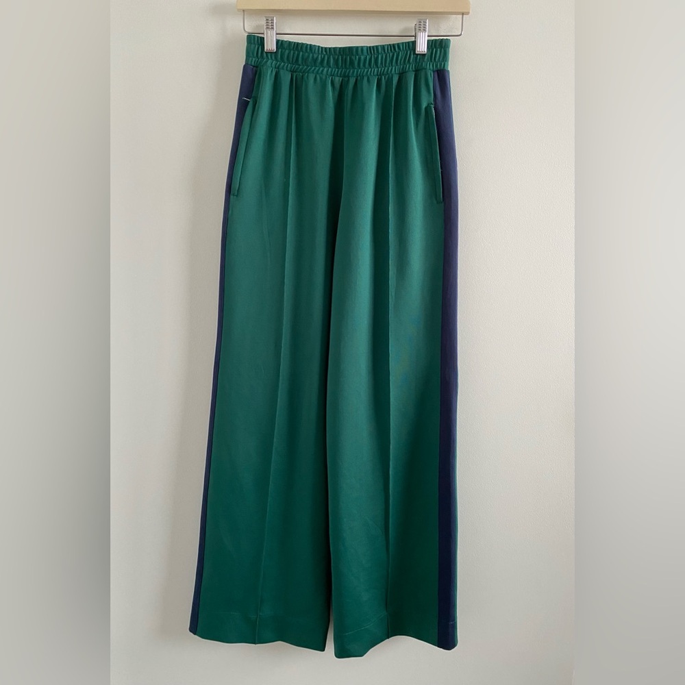 Zara Green & Blue Track Pants Size Small